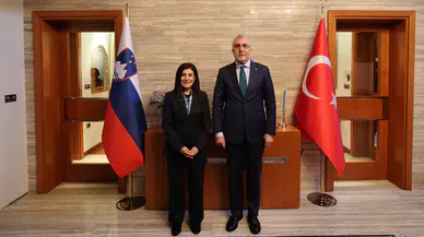 Bakan Işıkhan Slovenya’da : Büyükelçi Hayriye Kumaşçıoğlu ile bir araya geldi