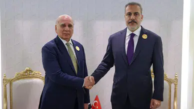 Bakan Fidan, Iraklı mevkidaşı Fuad Hüseyin ile görüştü