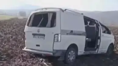 Amasya'da kontrolden çıkan minibüs tarlaya uçtu : 8 yaralı