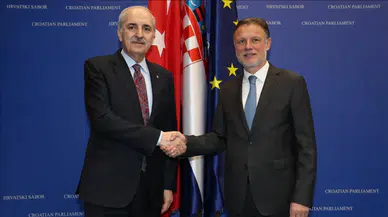 TBMM Başkanı Kurtulmuş, Hırvatistanlı mevkidaşı Jandrokovic ile görüştü