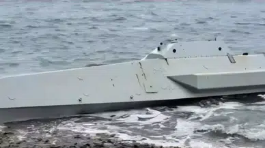 Ordu Ünye'de sahilde insansız deniz aracı bulundu