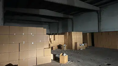 Adana’da rekor operasyon : 144 milyon kaçak makaron ele geçirildi