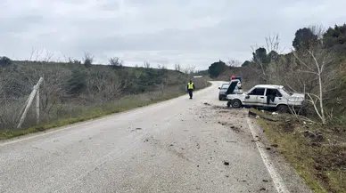Bilecik'te kaza : Sürücü ağaca çarpıp yaralandı