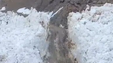 Bitlis Hizan'a çığ düştü