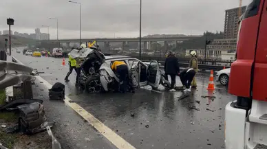 Sultangazi Cebeci Tüneli'nde peş peşe iki kaza : 9 yaralı