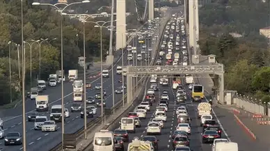 İstanbul'da trafik yoğunluğu %62'yi gördü