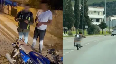 Osmaniye'de motosiklet sürücüsü 128 bin TL ceza yedi