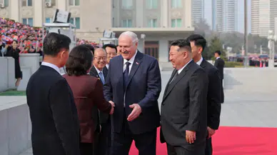 Belarus Devlet Başkanı Lukaşenko, Kuzey Kore'yi ziyaret etti