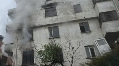 Bursa Mudanya’da apartmanda yangın paniği