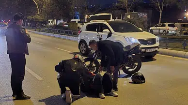 Eskişehir’de motosiklet sürücüsü otomobile arkadan çarptı : 1 yaralı
