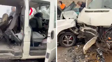 Arife sabahı korkunç kaza ! Bursa’da araçlar çarpıştı , 7 kişi yaralandı