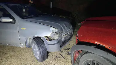 Bursa'da iki otomobil çarpıştı : 11 aylık bebek ölümden döndü