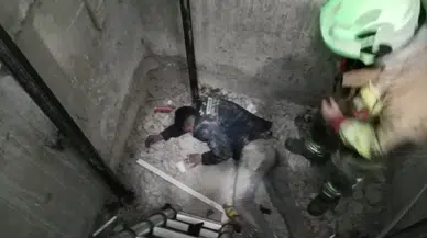 Hatay'da inşaatta feci kaza : Asansör boşluğuna düşen işçi yaralandı