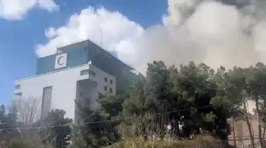 Tahran'da bir hastane vuruldu