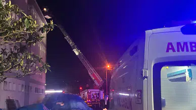 Ordu'da öğrenci pansiyonunda yangın