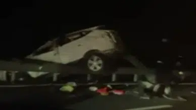 Eskişehir yolunda feci kaza : Aynı aileden 2 ölü, 3 yaralı