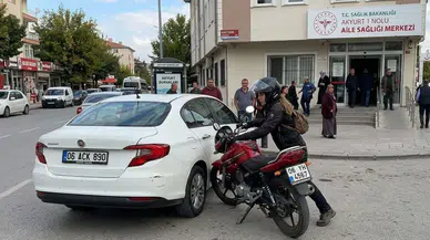 Ankara'da şaşkına çeviren kaza : Park halindeki araca çarptı sonra muayeneye gitti