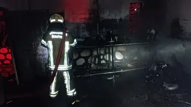 Diyarbakır'da çiftlikte yangın : Hayvanlar kurtarıldı