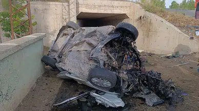 Kastamonu’da feci kaza: Menfeze devrilen otomobilde 1 ölü, 4 yaralı