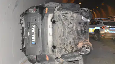 Bitlis’te tünel içerisinde trafik kazası : 2 kişi yaralandı