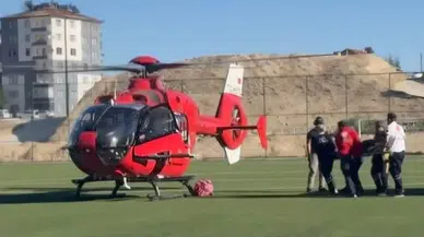 Malatya’da havale geçiren bebek hava ambulansıyla hastaneye sevk edildi