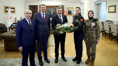Bakan Çiftçi , Türk Polis Teşkilatı heyeti ile görüştü