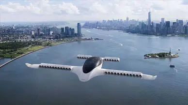 ABD'de uçan taksi dönemi başladı : 2 saatlik yol 10 dakikaya düşüyor