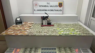 Esenler'de döviz operasyonu : Çok sayıda euro ve dolar ele geçirildi