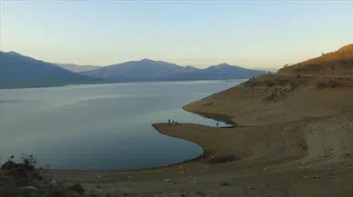 Son yağışların ardından Gaziantep'teki Tahtaköprü Barajı'nda su seviyesi yükseldi