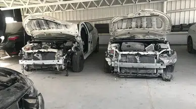 Depremde hasar alan araçları change yapan çete çökertildi !