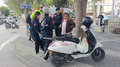 Antalya’da ehliyetsiz ve muayenesiz motosiklet kazası : Sürücüye 42 bin TL ceza