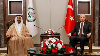 Başkan Kurtulmuş, Arap Parlamentosu Başkanı ile bir araya geldi