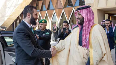 Suriye Cumhurbaşkanı Şara, Veliaht Prens Selman ile görüştü