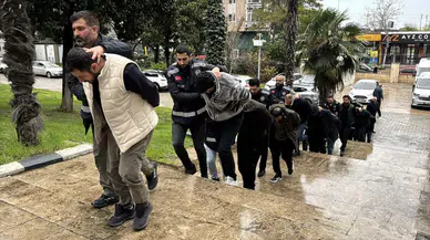 Samsun merkezli 13 ilde change araç operasyonu : 13 şüpheli adliyede