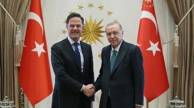 Cumhurbaşkanı Erdoğan, NATO Genel Sekreteri Rutte ile bi araya geldi