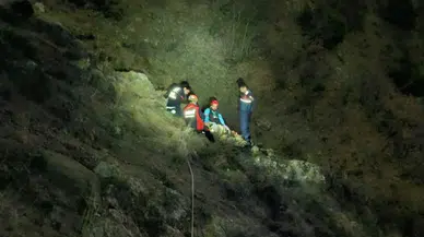 Çorum'da bir şahıs mantar toplarken uçurumdan düştü