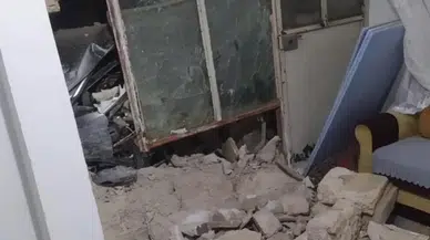 Kayseri'de otomobil bahçe duvarına çarptı : 1 kişi yaralandı