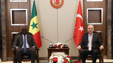 Başkan Kurtulmuş, Senegal Ulusal Meclisi Başkanı Ndiaye ile bir araya geldi