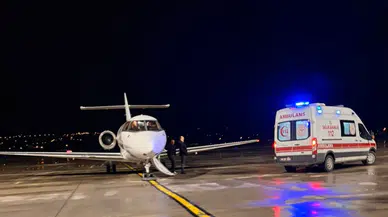 18 günlük bebek için Tokat'tan uçak havalandı