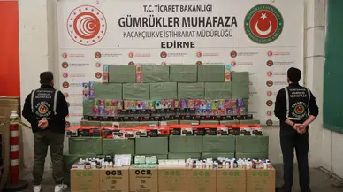 Kapıkule'de gümrük operasyonu : 33 milyon liralık kaçak eşya ele geçirildi