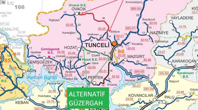 Tunceli - Ovacık kara yolu trafiğe kapatılacak