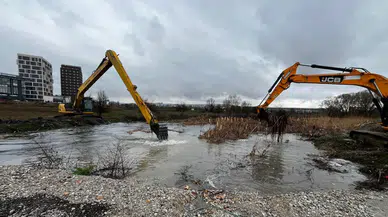 Ankara'da sağanak etkisi : Çubuk Deresi taştı