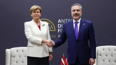 Dışişleri Bakanı Fidan, Letonyalı mevkidaşı Braze ile görüştü