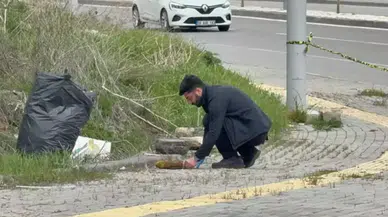 Sivas'ta yol kenarında poşet içinden havan topu mermisi çıktı