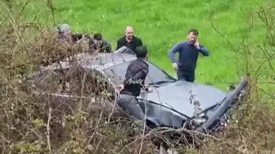 Giresun’dan Sinop’a gelen aile kaza yaptı : 5 kişi yaralandı