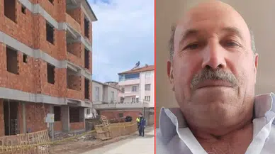 Amasya'da inşaattan düşen 65 yaşındaki işçi hayatını kaybetti
