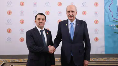 TBMM Başkanı Kurtulmuş, Kırgızistan Jogorku Keneş Başkanı Mamataliyev ile görüştü