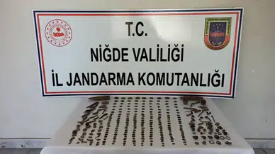 Niğde'de tarihi eser operasyonu : 290 eser ele geçirildi