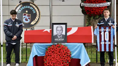 Trabzonspor'un eski başkanı Atay Aktuğ, son yolculuğuna uğurlandı