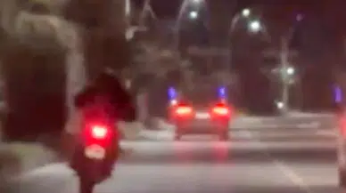 Manisa’da motosikletli magandaya rekor ceza: Plakasını gizleyip terör estiriyordu!